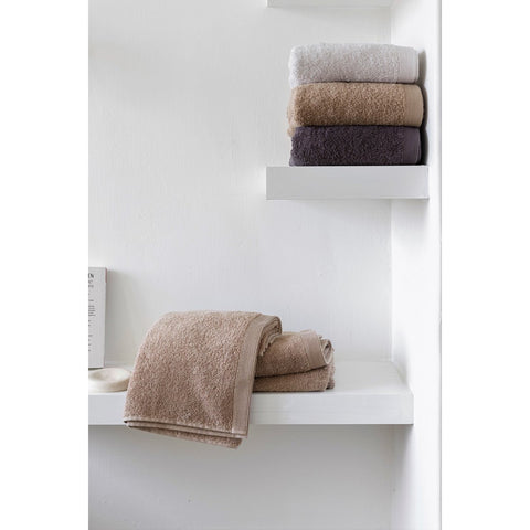 Como Handdoek 50 x 100 cm Walnoot Casilin