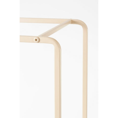 Jules Open kast - L76 x B30 x H178 cm - Metaal - Lichtbruin