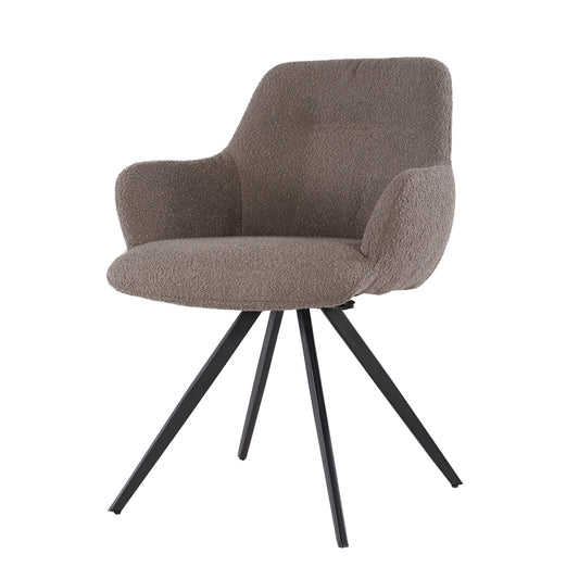 Doreen Boucle Brown (set of 2)