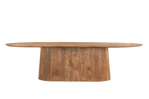 Eettafel Salvator Mangohout Ovaal 300 cm Livingfurn