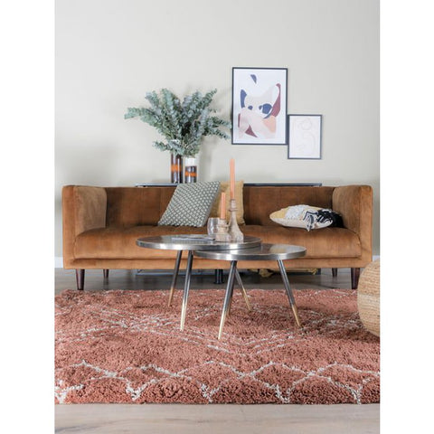 Vloerkleed Jim Terra 200 x 280 cm