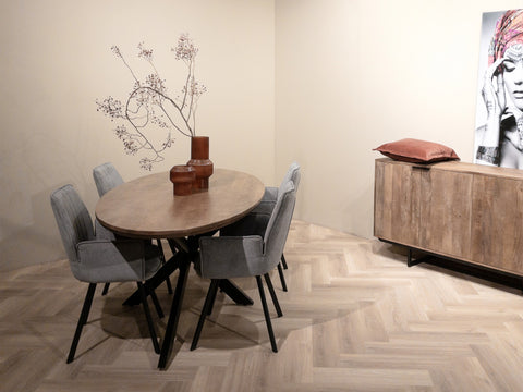 Eettafel Jesper Oval 180 cm Livingfurn