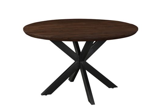 130cm Jesper Round Brown