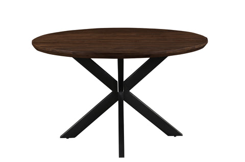 130cm Jesper Round Brown
