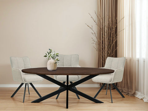Jesper Oval Brown 240 cm