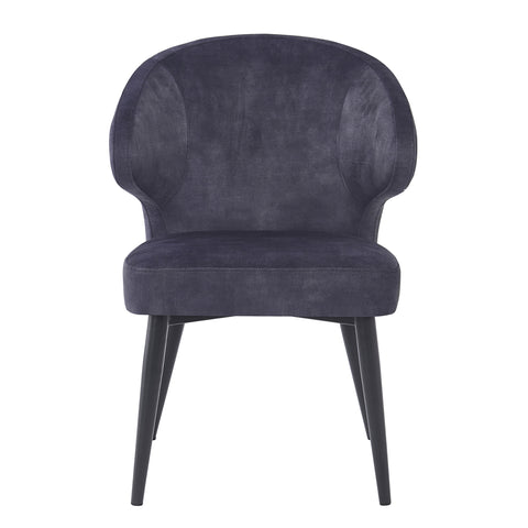 Donna Anthracite Velvet (set of 2)