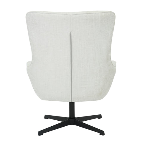 Fauteuil Naomi Pearl Draaibaar Wit Livingfurn
