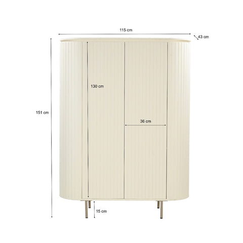 Kast Patou 115 cm Beige Livingfurn