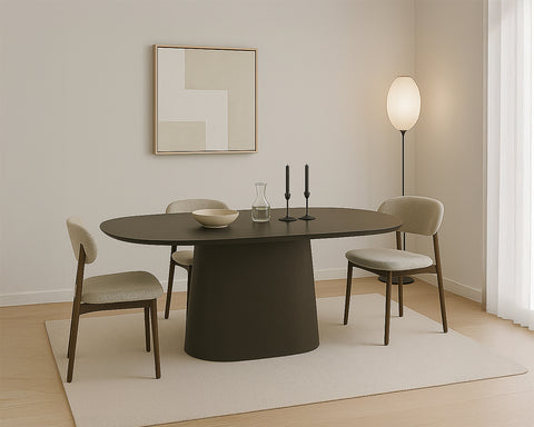 Eettafel Novero Espresso 230 cm Livingfurn