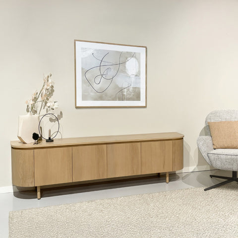 TV-meubel Tobago 210 cm Naturel Livingfurn