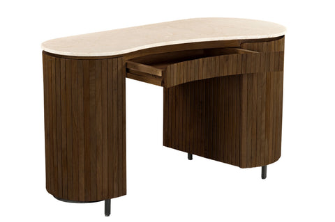 Bureau Dexter Bottecino Organisch Mangohout Marmer Brix