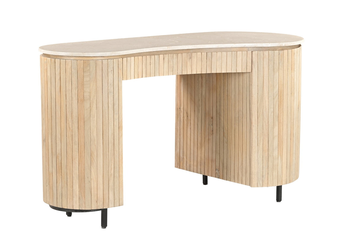 Bureau Dexter Organisch Mangohout Marmer Brix