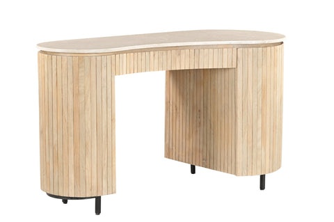 Bureau Dexter Organisch Mangohout Marmer Brix