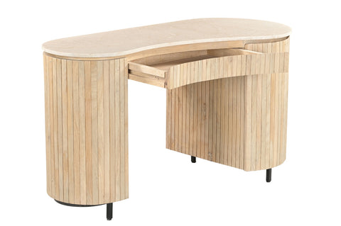 Bureau Dexter Organisch Mangohout Marmer Brix