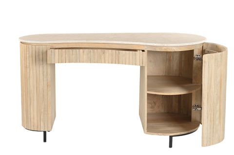 Bureau Dexter Organisch Mangohout Marmer Brix