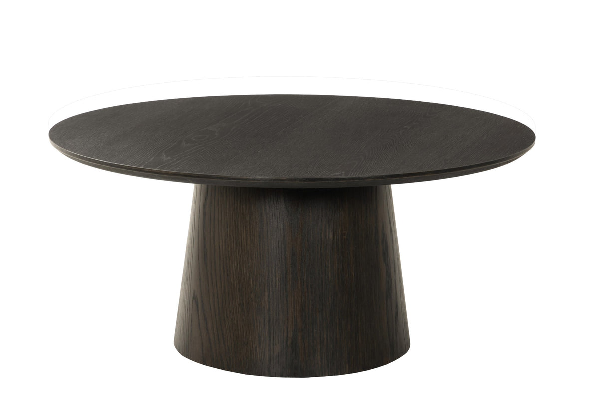 Salontafel Novero Espresso Rond 80 cm Livingfurn