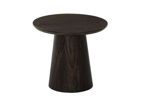 Bijzettafel Novero Espresso Rond 50 cm Livingfurn