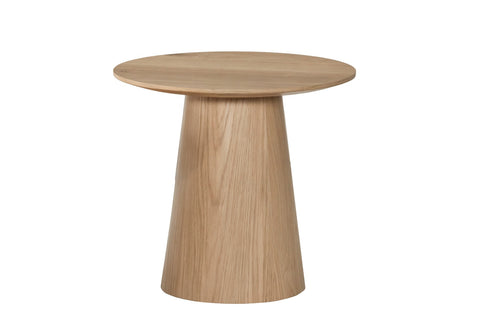 Bijzettafel Novero Rond Naturel Eiken 50 cm Livingfurn