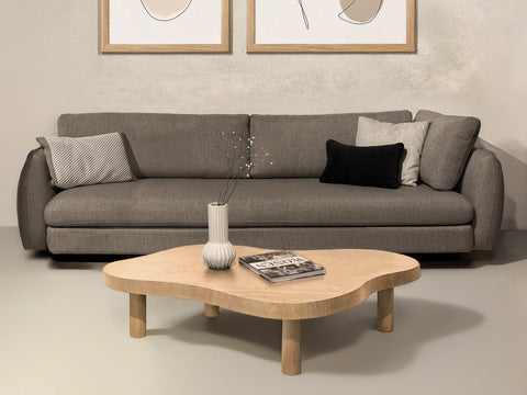 Salontafel Tobago 135 cm Naturel Eikenhout Livingfurn