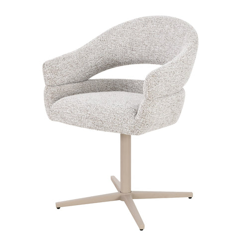 Eetkamerstoel Jade Beige Draaibaar Livingfurn set van 2