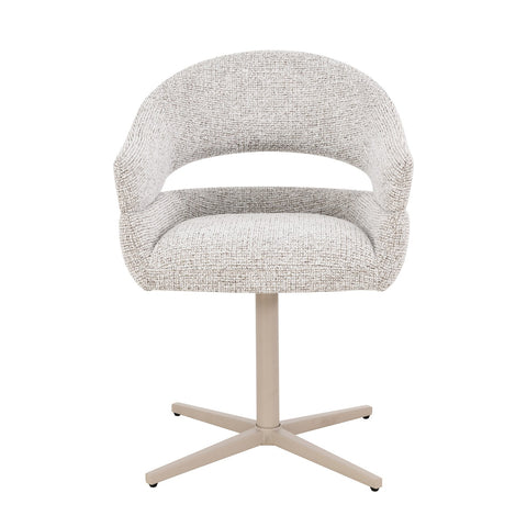 Eetkamerstoel Jade Beige Draaibaar Livingfurn set van 2