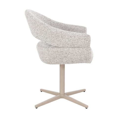 Eetkamerstoel Jade Beige Draaibaar Livingfurn set van 2