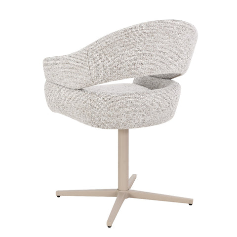 Eetkamerstoel Jade Beige Draaibaar Livingfurn set van 2