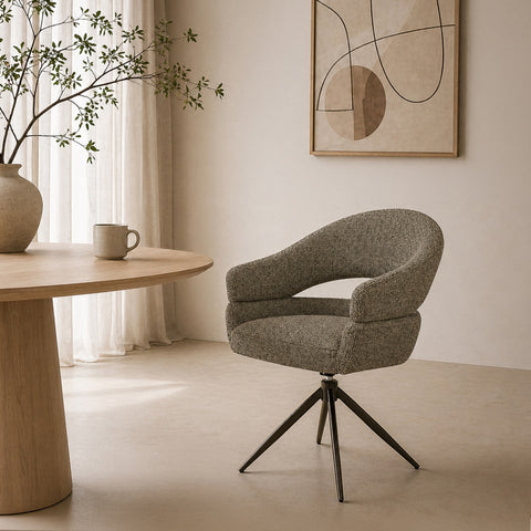 Eetkamerstoel Linn Desert Bronze Livingfurn (set van 2)