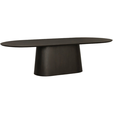 Eettafel Novero Espresso Ovaal 280 cm Livingfurn