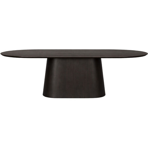 Eettafel Novero Espresso Ovaal 280 cm Livingfurn
