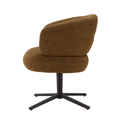 Eetkamerstoel Blake Caramel Draaibaar Livingfurn