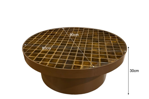 Salontafel Tylo Brown Rond 80 cm Brix