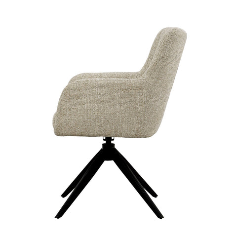 Eetkamerstoel Tara Zand Livingfurn (set van 2)