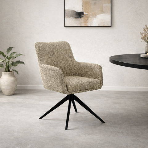 Eetkamerstoel Tara Beige Livingfurn (set van 2)