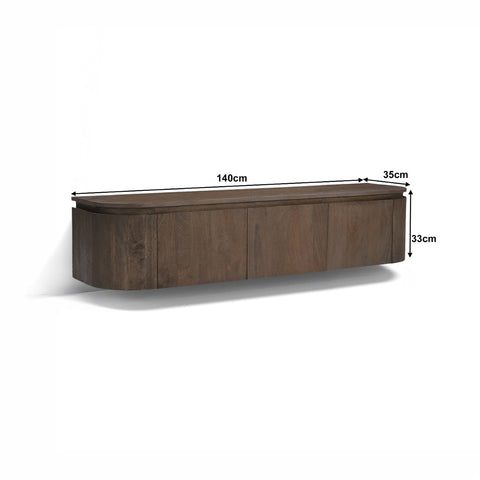 TV-meubel Elvano Zwevend Malta 140 cm Livingfurn