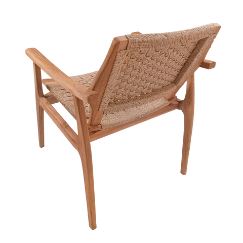 Tuinstoel Stacking Silla Rotan Teakhout Bruin
