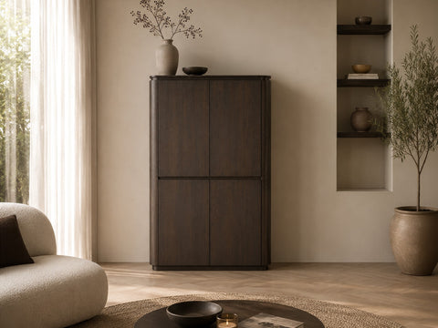 Kabinet Rivano Basalt 4 Deuren 115 x 180 cm Livingfurn