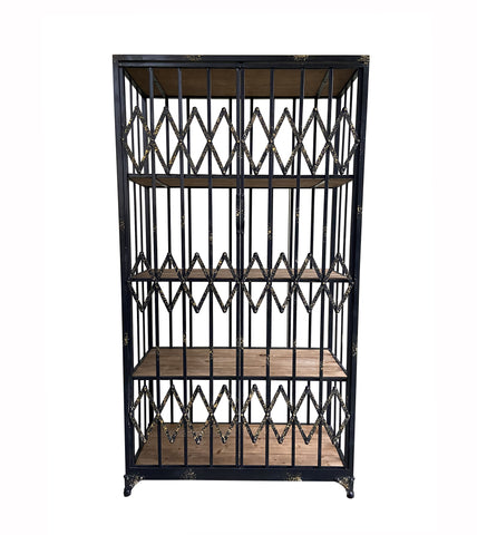 Alivator Kast Metaal en Houten Plank