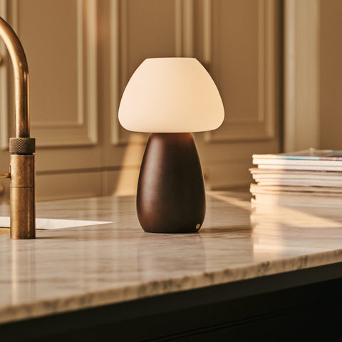 Bear Dark Bruin Stijlvol oplaadbare lamp-draadloos, dimbaar, milieuvriendelijk ontwerp