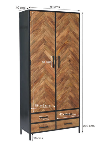 Brooklyn 2 drawer 90cm