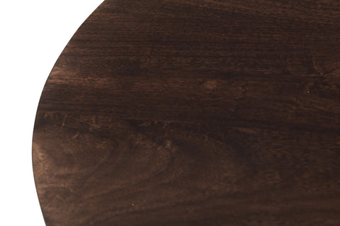 Eettafel Salvator Walnut Rond 130 cm Livingfurn