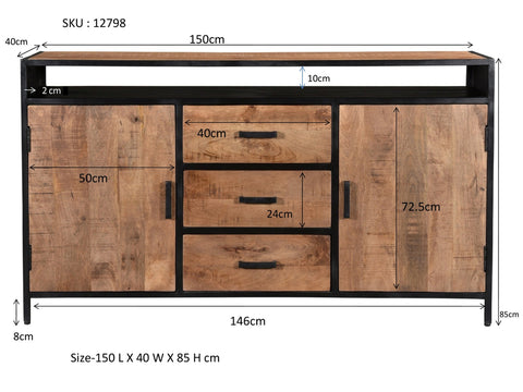 Robusto Abierto 150 cm