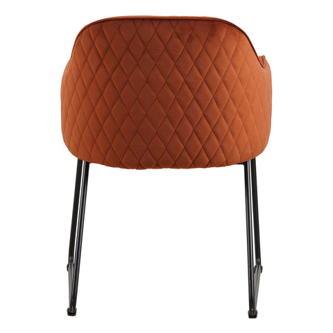 Benthe Rust Copper Velvet (set of 2)