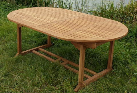 Mesa Oval Extensível 180/240 cm