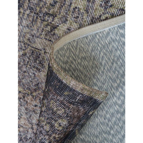 Vloerkleed Mila Antraciet/ Green 160 x 230 cm