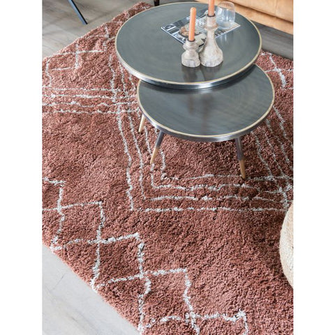 Vloerkleed Jim Terra 200 x 280 cm
