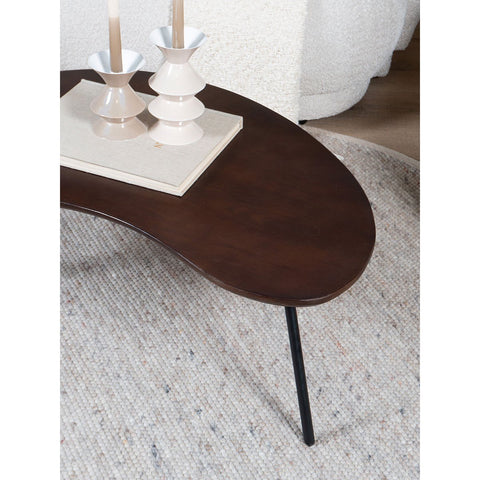 Vloerkleed Scott Donker Beige Rond ø200 cm
