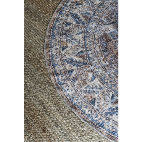 Vloerkleed Laria Blue 1 Rond - ø120 cm