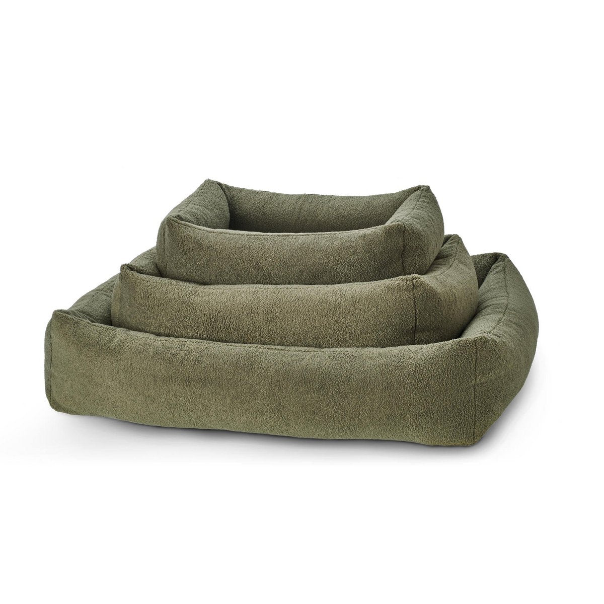 KLASSIEKE Hundebett - TEDDYGROEN
