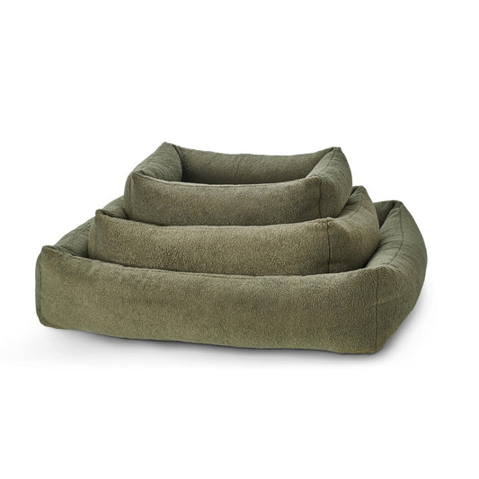KLASSIEKE Hundebett - TEDDYGROEN